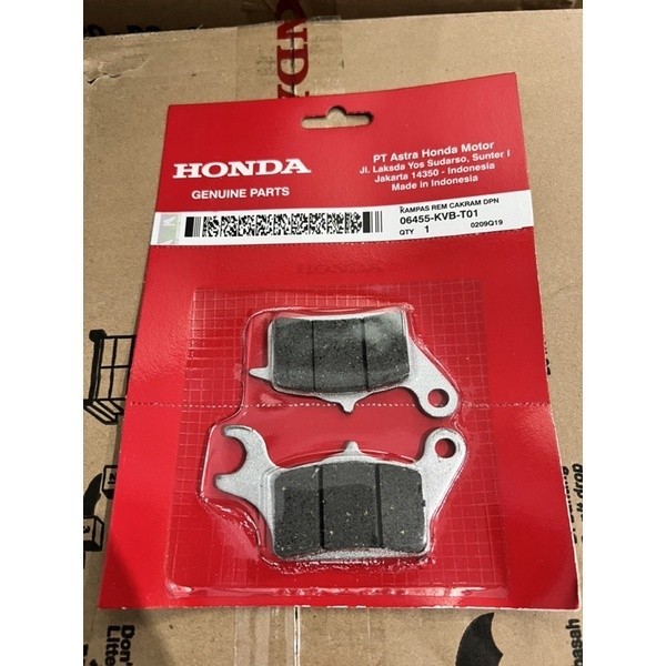 Discpad Vario cbs (KVB-T01) Kampas rem cakram depan Beat Vario techno (KVB-T01)