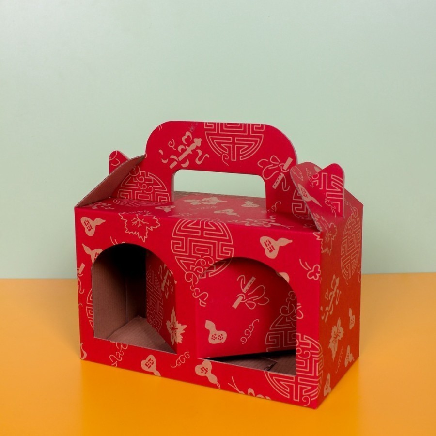 

Dus Jinjing Box isi 2 Toples Jar Merah Imlek uk 21 x 10.5 x 13 cm harga per 10pcs kotak dus unggul box packaging