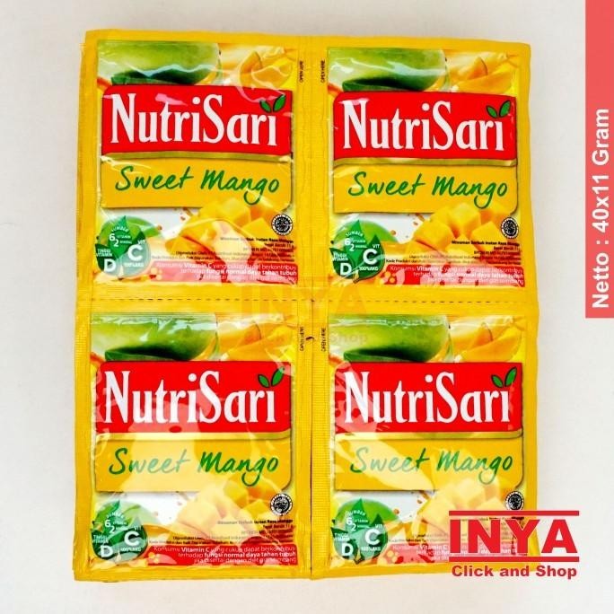 

NutriSari Sweet Mango 40x11gr Pack - Minuman Serbuk -