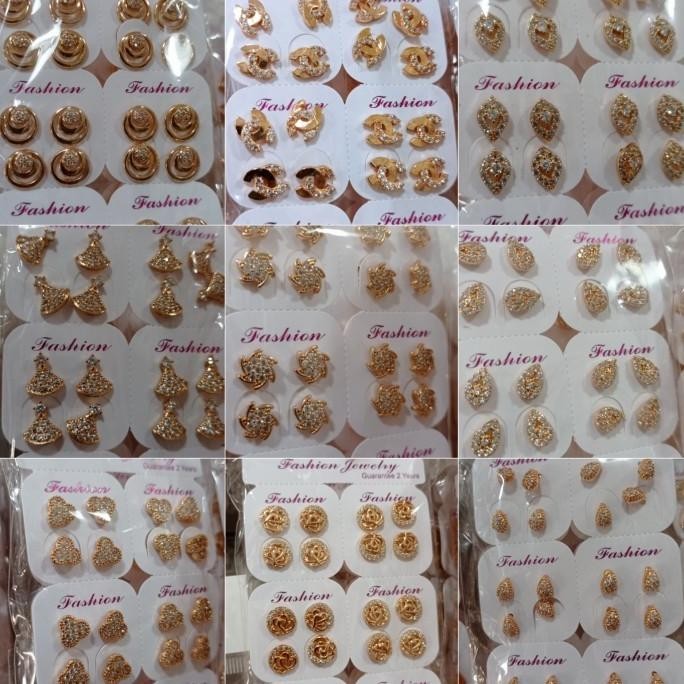 Paket usaha 1 Juta Perhiasan Fashion Wanita Campur Model PU3267