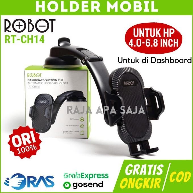 Holder Hp Mobil Robot Car Phone Holder Dudukan Stand Dasbord Dashboard