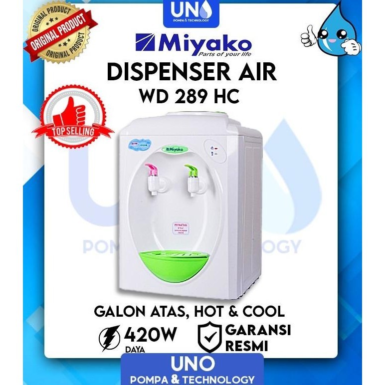 [Promo] Miyako Dispenser Air Water Dispenser Wd-289 Hc / Wd 289 Hc / Wd289Hc