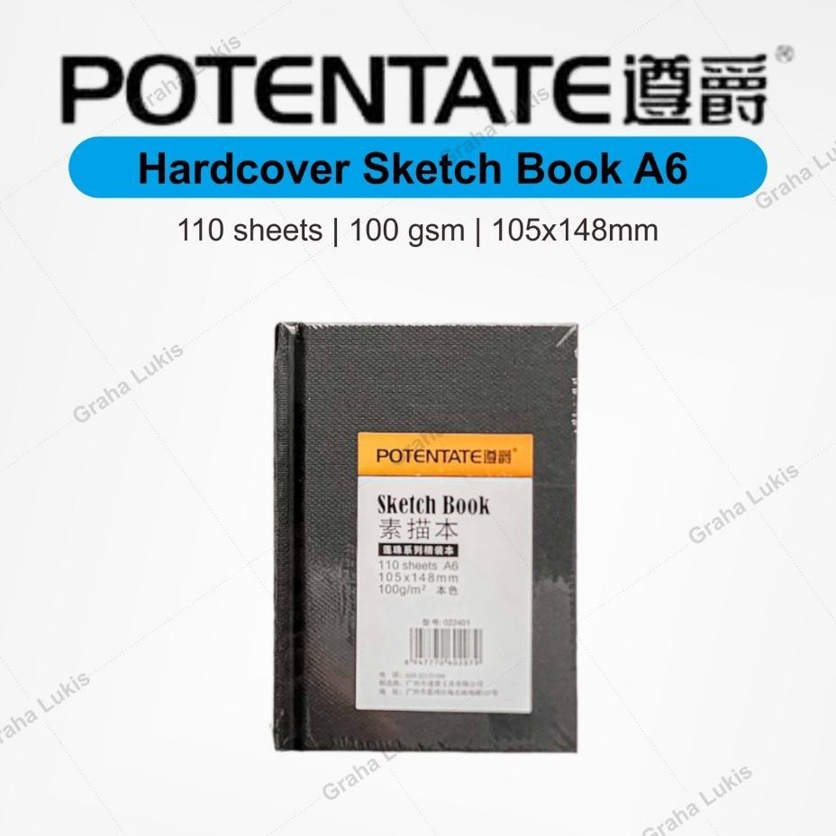 

Potentate Hardcover Sketch Book A6 (110 Sheets - 100Gsm)