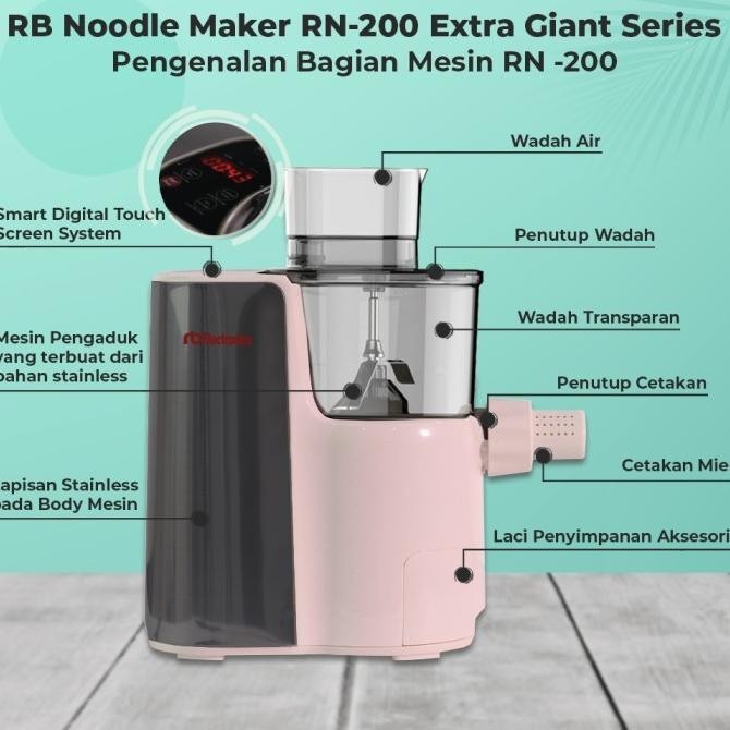 [Best Quality] Rb Noodle Maker Rn-200 Professional | Mesin Mie Otomatis Jumbo