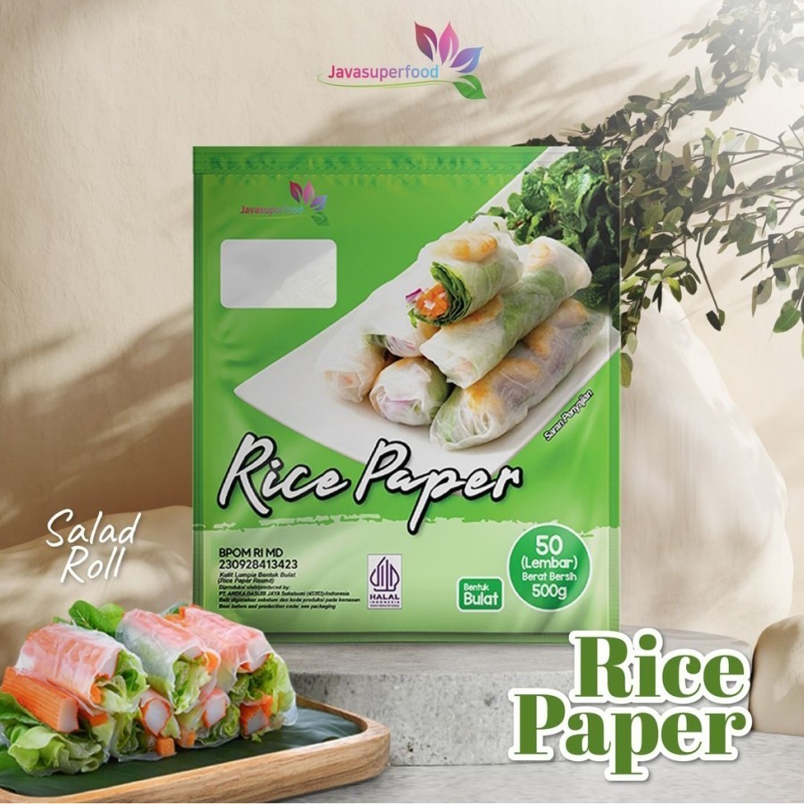 

Rice Paper Bulat Java Superfood 50 Lembar 500gr