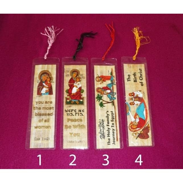 

Pembatas Buku/Book Mark- bahan kertas Papyrus Mesir Asli