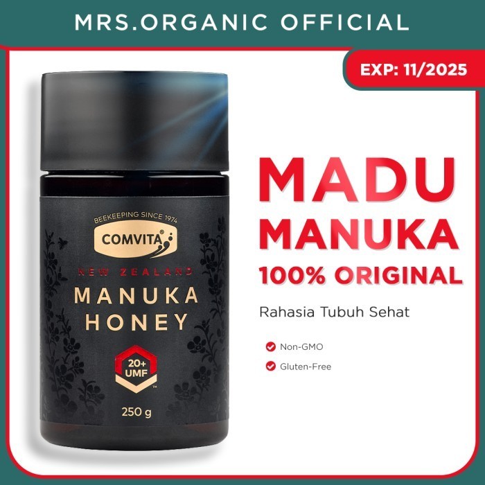 

Ready COMVITA Manuka honey UMF 20+ 250 gr- madu alami murni asli new zealand