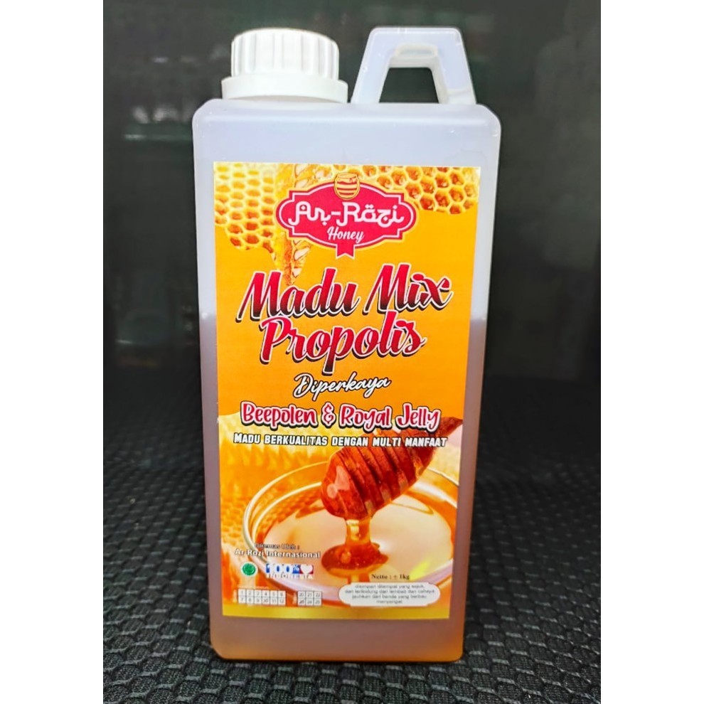 

Ready Madu Super Hutan Kalimantan Mix Propolis 1kg Ar-Rozi ( Sistem Imun )