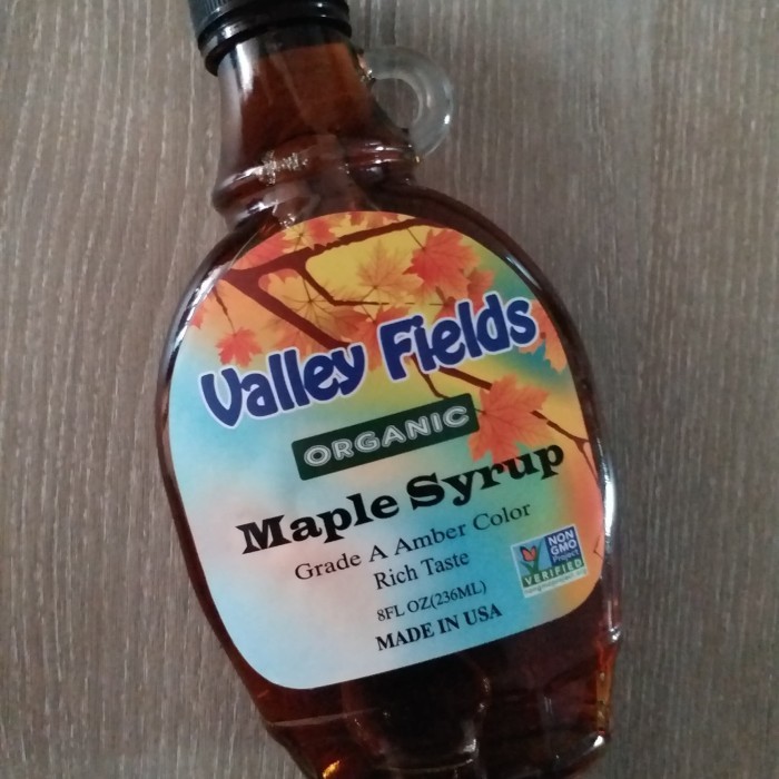 

Ready Valley Fields Pure Organic USA Maple Syrup 236ml Grade A Amber Taste