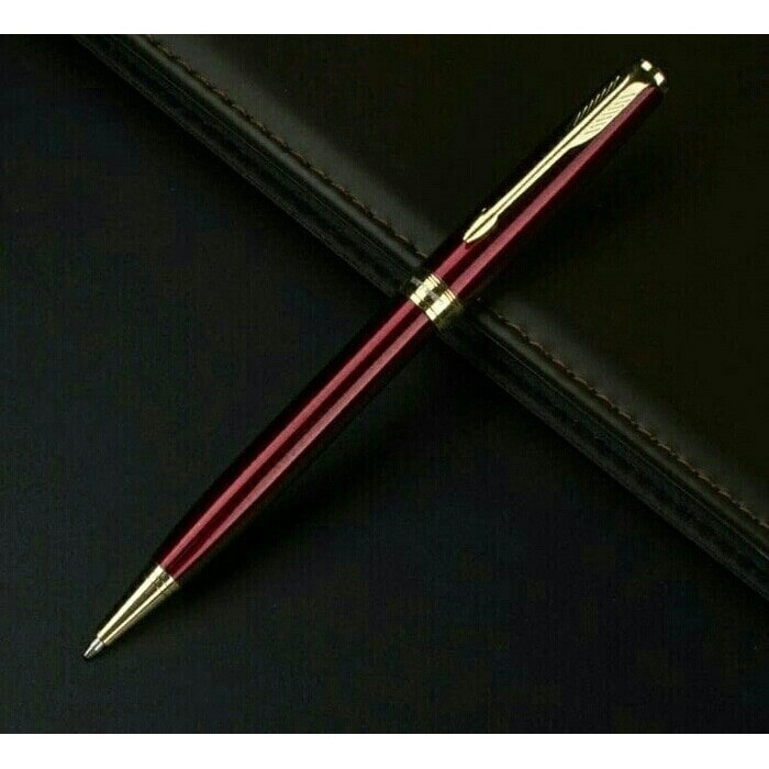 Ready pen parker bolpoin merah gold