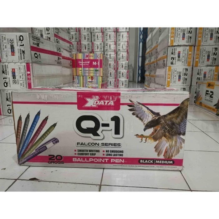 

Ready PEN / PULPEN /BOLPOIN ULIR Q1 / QUEEN / XDATA / FALCON ( 1 KARTON )