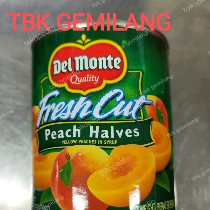 

Delmonte cocktail / peach 825 gr buah kaleng GMM