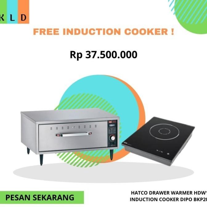 [Ready Stock] Hatco Drawer Warmer-Hdw1 Free Induction Cooker Dipo Bkp20