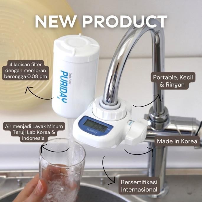 [Garansi] Puriday ( Filter Air Portable Penghasil Air Layak Minum )