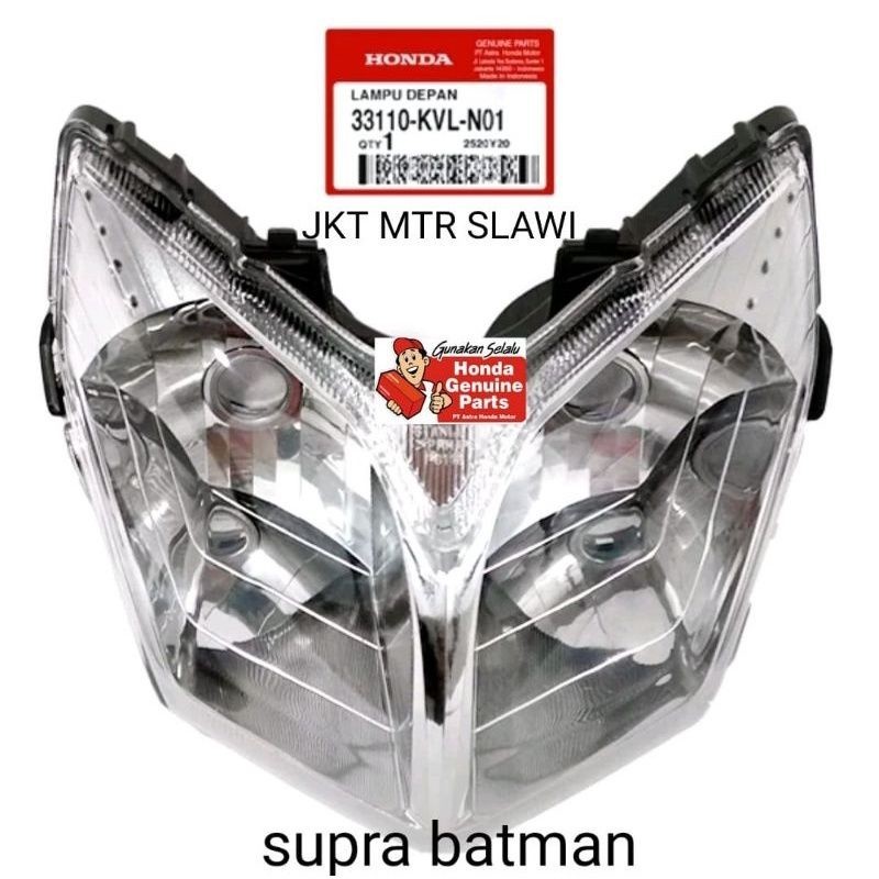 33110-KVL-N01 reflector kvl lampu depan supra x 125 batman asli honda