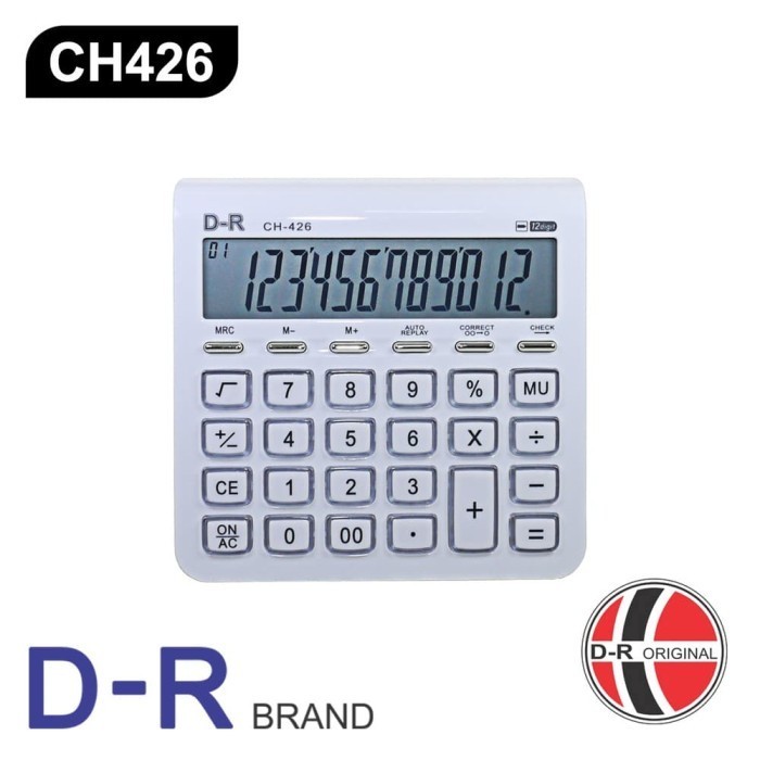 

Ready Kalkulator D-R CH426 (12 Digit)