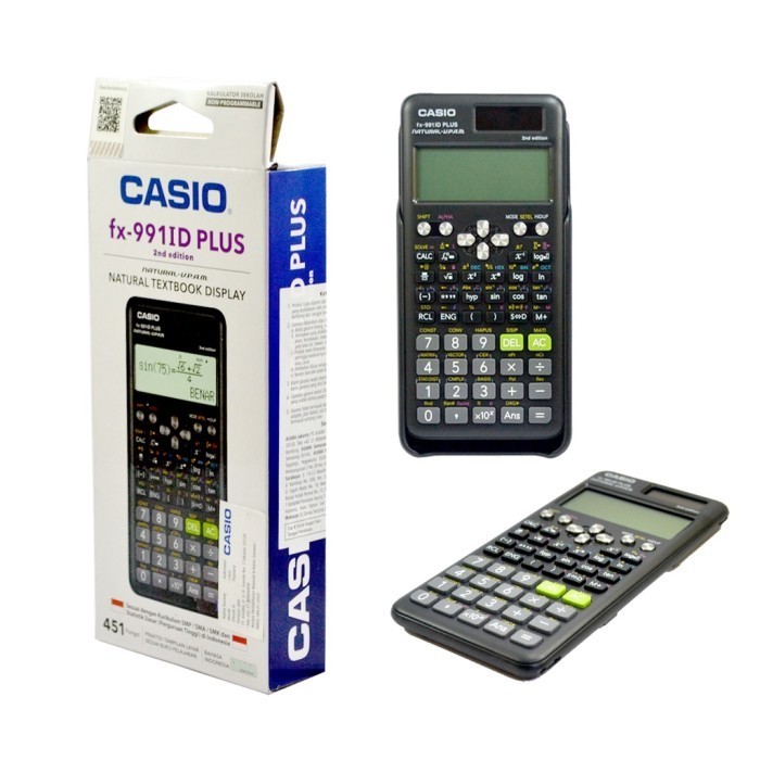 

Ready Kalkulator CASIO FX-991 ID Plus 2nd Scientific