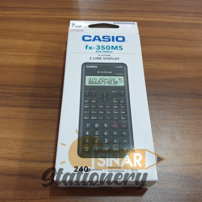 

Ready Kalkulator scientific casio fx 350ms plus 2