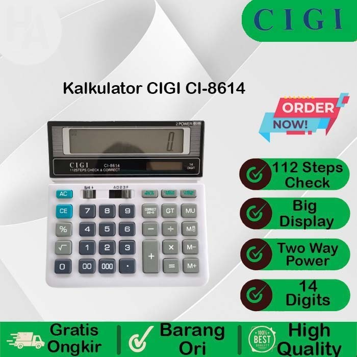 

Ready KALKULATOR CIGI 12 DIGIT