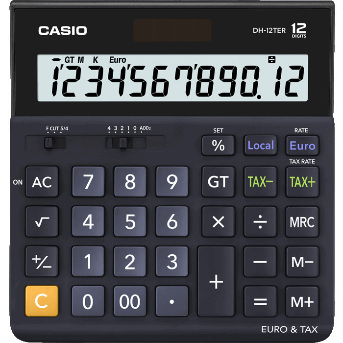 

Ready CALCULATOR CASIO DH-12-BK
