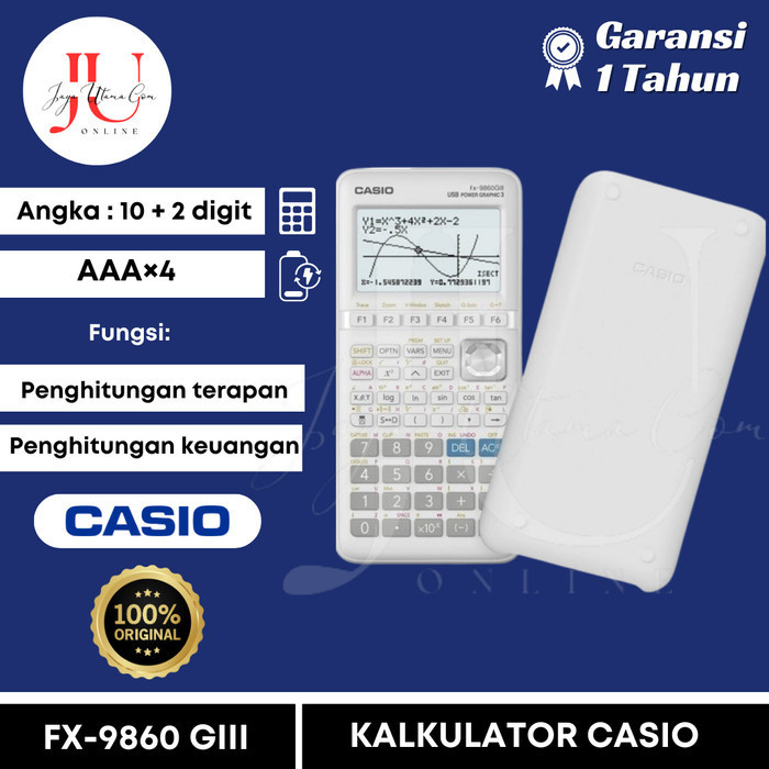 

Ready Calculator Scientific / Graphic Ilmiah Casio FX-9860GII SD