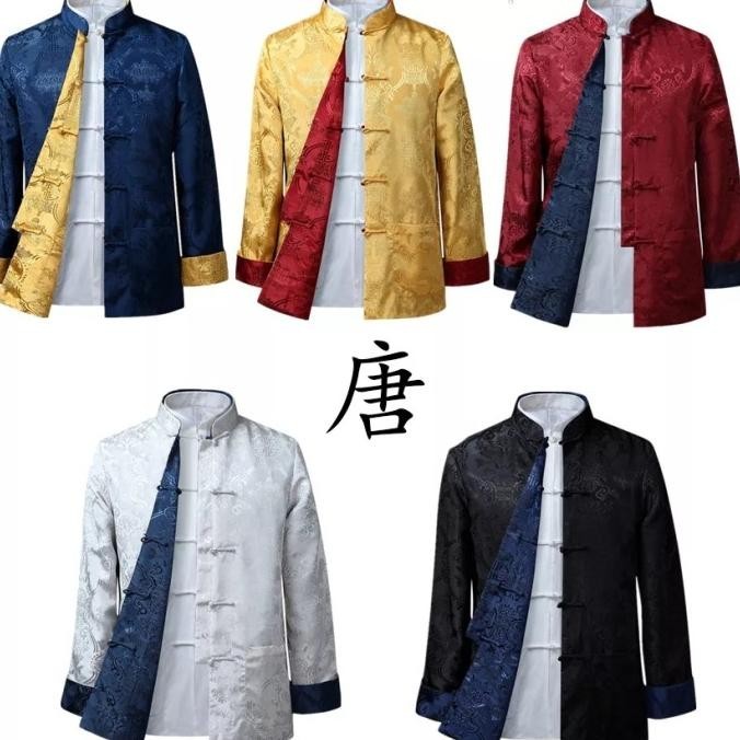 PROMO MURAH Cheongsam Pria Model Bolak Balik