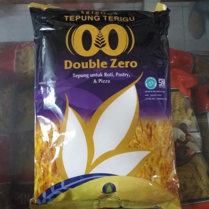 

sriboga double zero 1kg tepung terigu roti pastry pizza