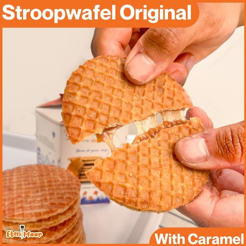 

Original Stroopwafel by Eten - Snack Waffle manis dari Belanda AS76