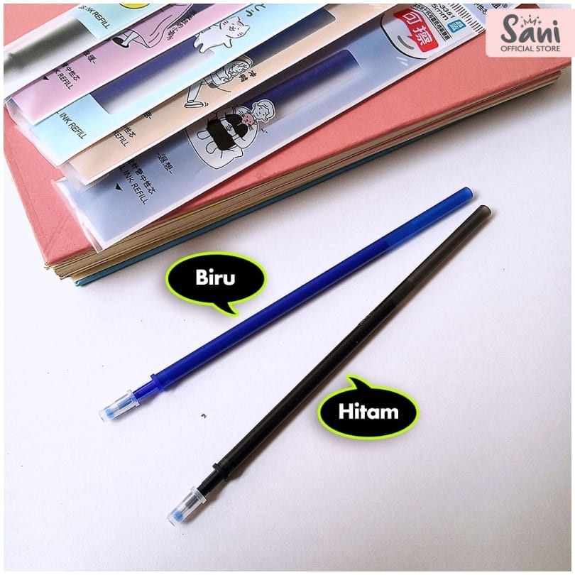 

Sani | Isi ulang Pulpen Gel Bisa Dihapus / Erasable Gel Ink Refill (ATK)