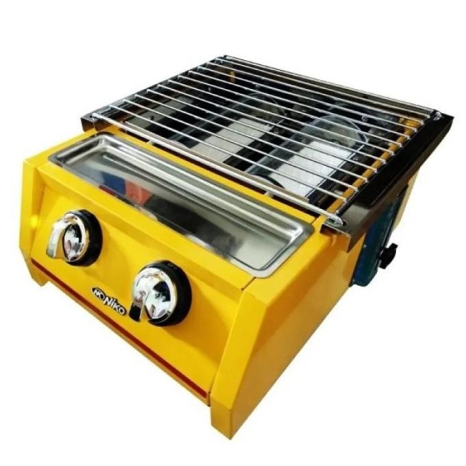 [Ready Stock] Niko Nkgr 2 Panggangan Sosis Bbq 2 Tungku