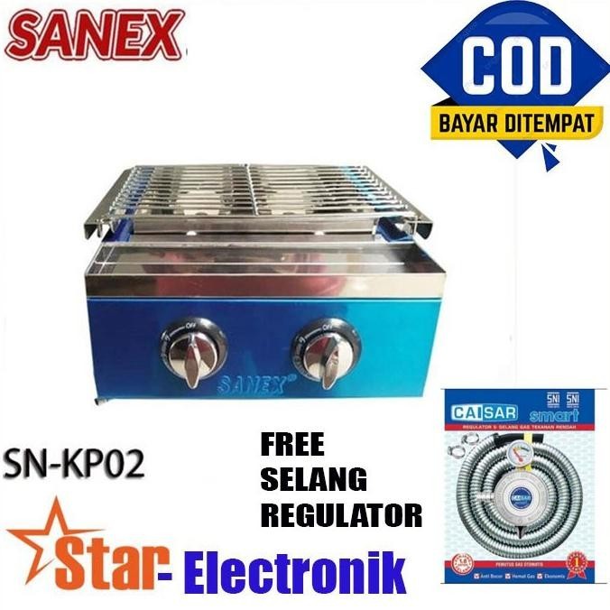 [Promo] Sanex Sn-Kp02-Kompor Gas Panggangan Sosis 2 Tungku