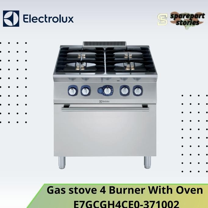 [Baru] Cooking Line Electrolux Gas Stove 4 Burner With Oven Burner