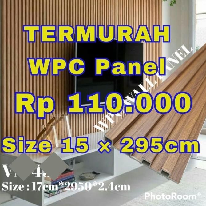 WPC Wall panel WPC 3D, KISI KISI, panel wpc (Panel Dinding)