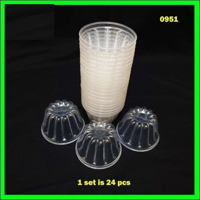 Cetakan Agar Puding Jelly Cokelat Ager Pudding Green Leaf 0951