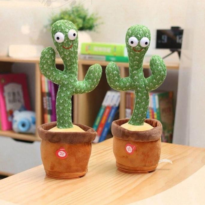 Cactus Toy Boneka Pintar Kaktus Joget joged Kaktus Goyang Menari Dance