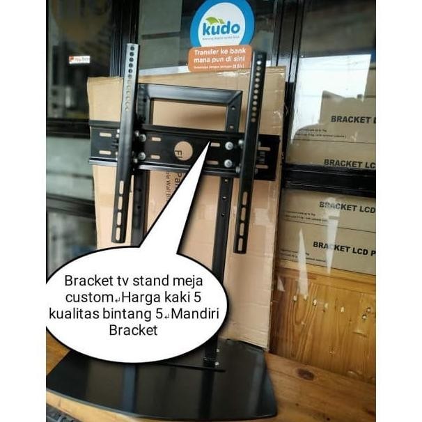 [Ready] Bracket Tv Standing Meja Custom Murah Size 32"-60" Vesa 40X40