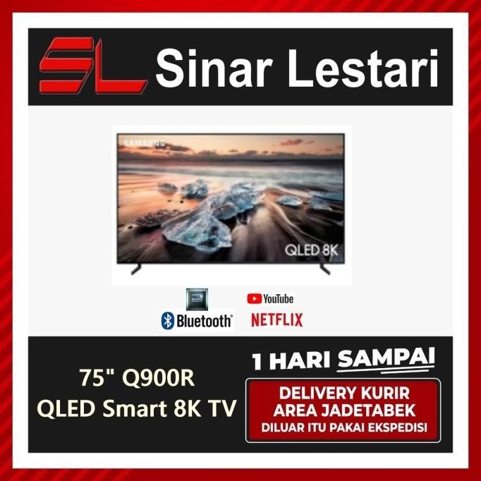 [Ready Stock] Qled Tv Samsung 75Q900Rbk 75Inch Smart Tv | Samsung 8K Led Smart Tv