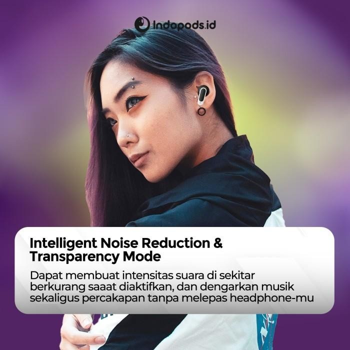 Indopods Buds V8 with Smart Touch Display ANC Import Premium