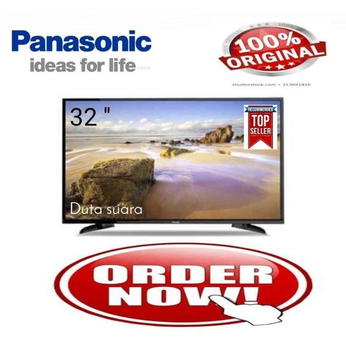 [Baru] Led Panasonic 32 Inch - 32E306 Digital Tv+Breket Led