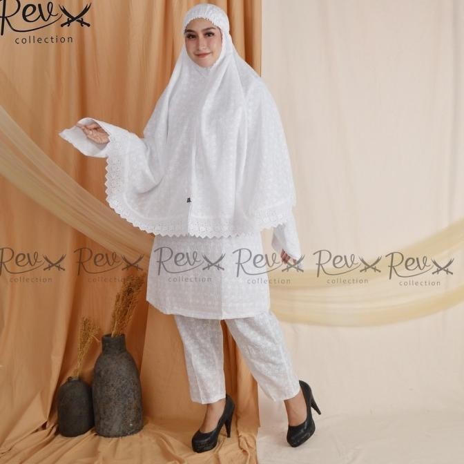 [Garansi] Setelan Ihrom Wanita Kd 879 | Baju Haji Dan Umroh Wanita 4L | Jumbo