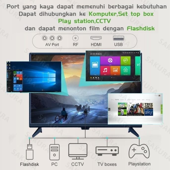 [New] Terjamin Asli Tv Led Weyon Sakura Digital Tv 24 Inch Kode 463
