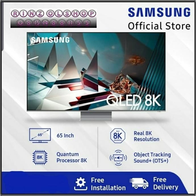 [Garansi] Led Tv Samsung 82Q800T Smart Tv Qled 8K Quantum Procesor 82Q800Tak