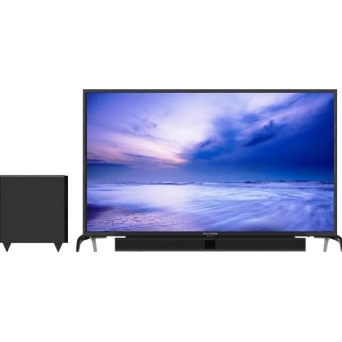 [Ready] Polytron Pld 32B1551 + S024 Led Tv 32 Inch Cinemax Soundbar