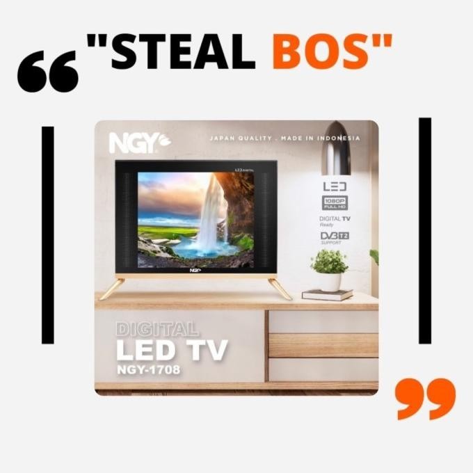 [Baru] Led Ngy Tv Digital 17 Inch Televisi Digital Led 17 Inch Hdmi Usb 1708