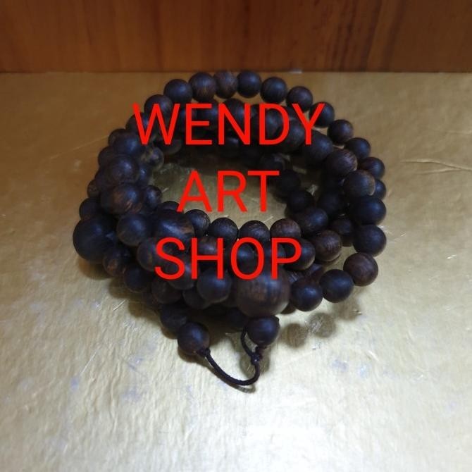 [Garansi] Tasbih Buddha Dari Gaharu Tenggelam Asli 108 Butir