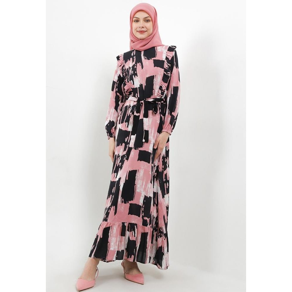 [Promo] Arjuna Weda Gamis Wanita Motif Abstrak 5
