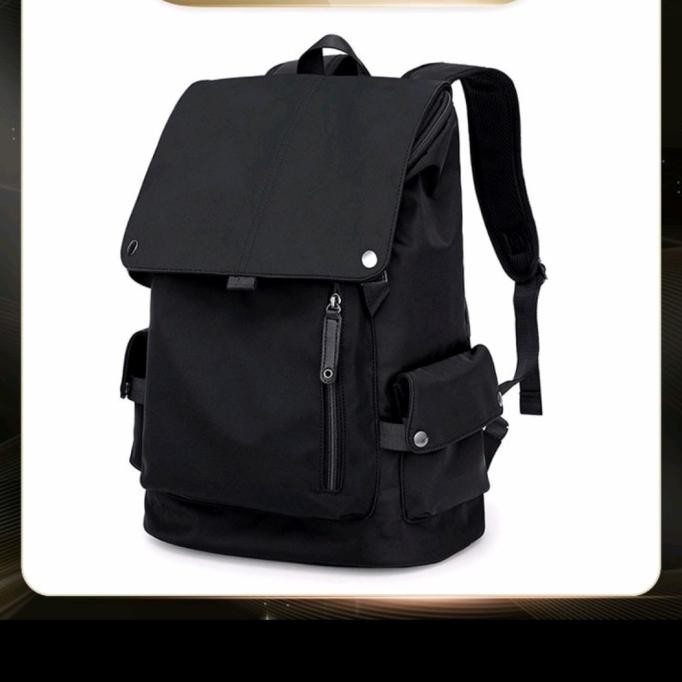 Bostanten Tas Ransel Pria Nilon Tahan Air Tas Rekreasi Tas Mahasiswa