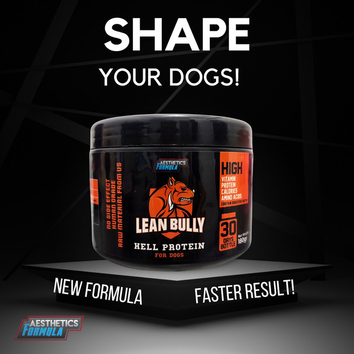 Suplemen / Vitamin Otot Anjing Lean Bully Hell Protein