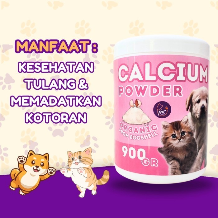 Kalsium Anjing Kucing Alami Untuk Menguatkan Tulang