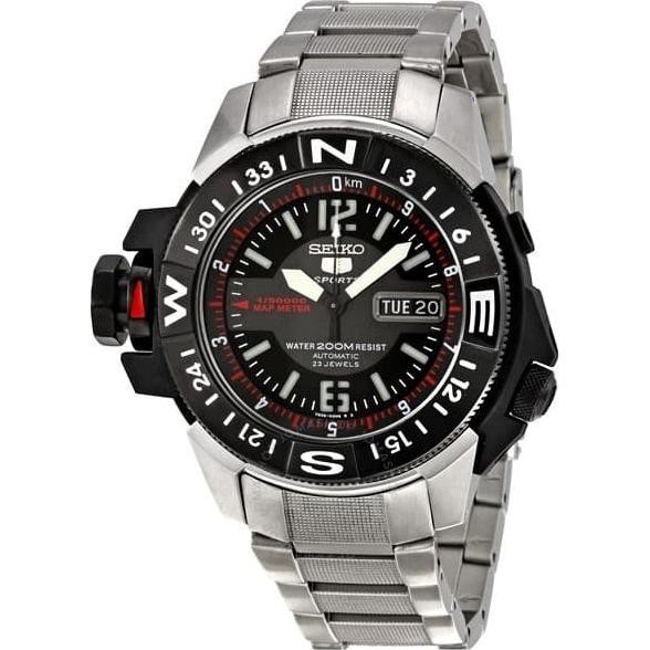 [Promo] Seiko 5 Automatic Skz229K1 Sport Black Dial Stainless Steel 200M